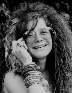 Janis a "white chick" from Port Author, Texas population 60,000....