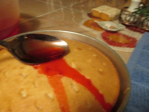 Putting the Jell-O in the holes