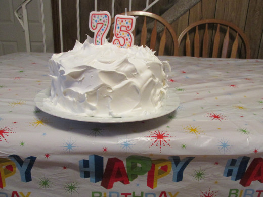 Birthday Jell-O cake