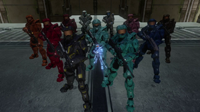 the current cast and characters of Red vs. Blue.