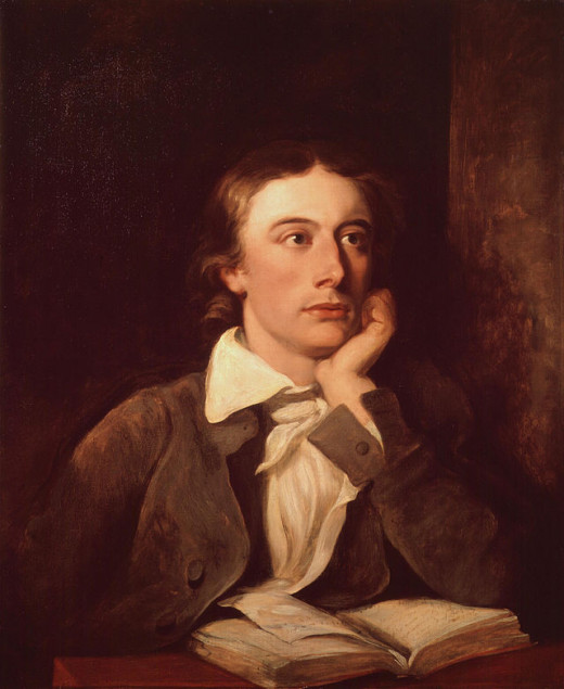 Portrait of John Keats by William Hilton