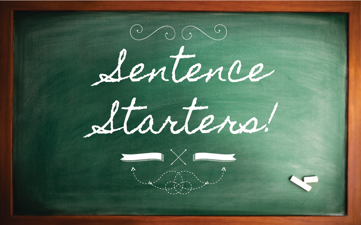 easy sentence starters