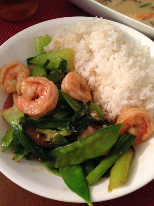 Shrimp Stirfry for my Love!