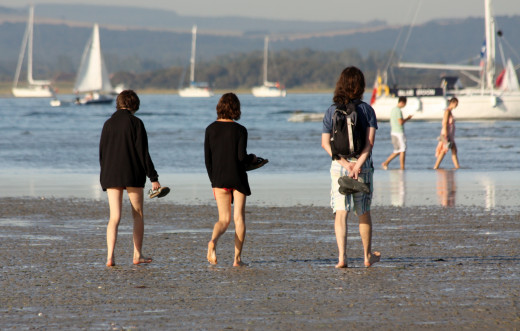 Your feet can begin to regain their strength when you take the time to walk on sand, even after years of being confined to shoes.