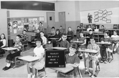 A classroom in 1963 - 1st Grade