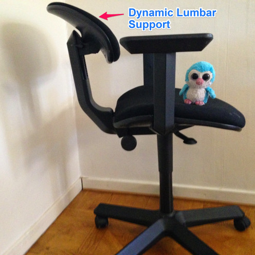 My Chair's with a dynamic back rest.