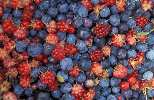 Berries, or grapes, add your favorite.