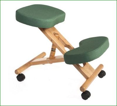 l will probably go with the green kneeling chair.