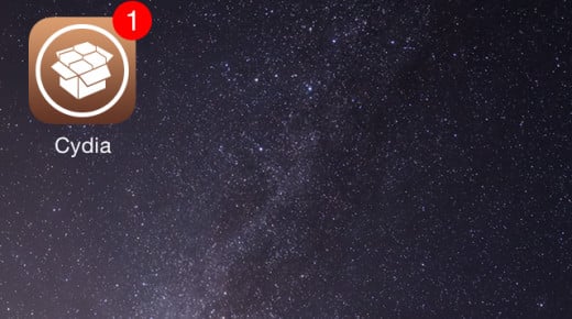Cydia icon on iPhone Home Screen