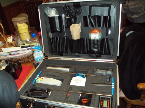 We purchased this case at a local hardware store to keep our equipment in for about $30.00.