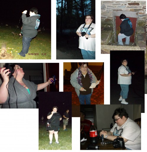 Some more pictures of us during investigations