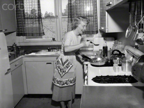She is a REAL chef. The homemaker of the early to late 1950s cooked the best meals and on mostly a "shoe string budget"