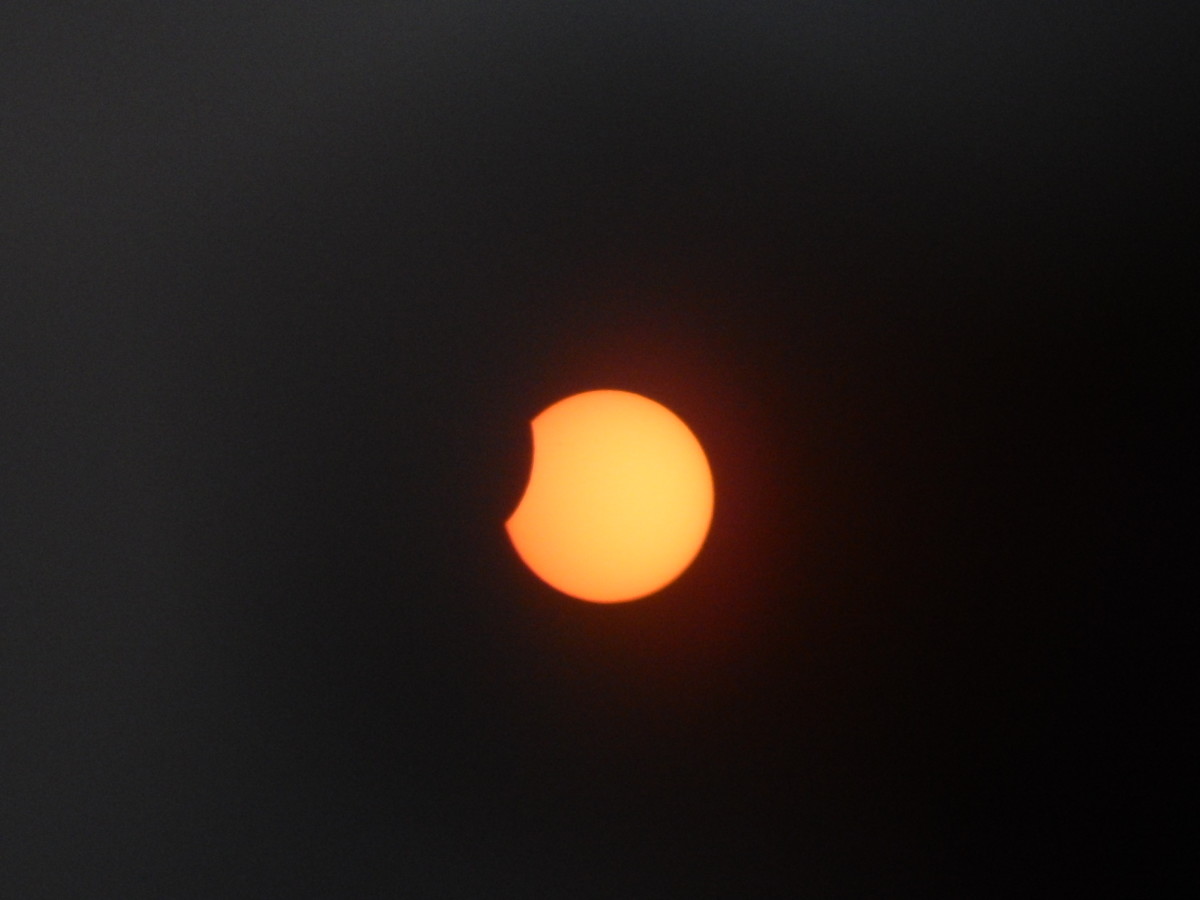 10:33 Solar eclipse, 2015.