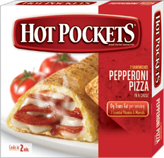 Hot Pockets offer unrivaled variety, portability, and convenience for a college student at a great price.