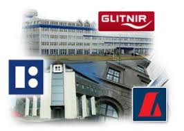The logos of Glitnir, Kaupthing and Landsbankiin. The former three largest privately owned banks in Iceland. 