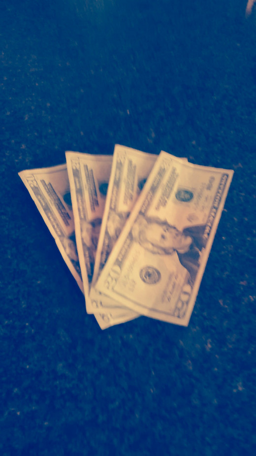 Shopping requires money.