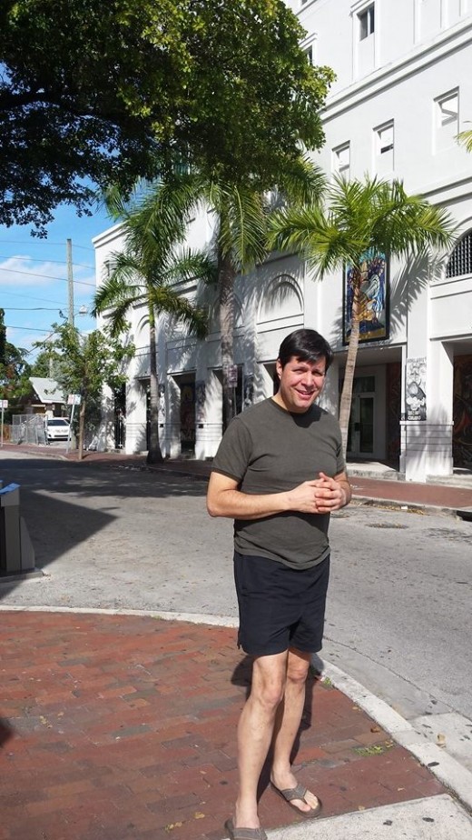 Miami's Little Havana, not the ghetto I had imagined, had palm trees, bistros, and lovely semi-naked models on billboards.