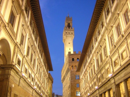 The Uffizi Gallery in Florence