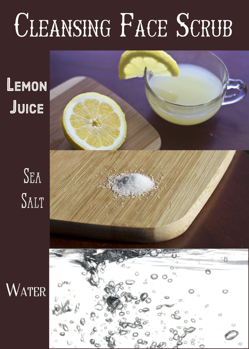 Use lemon and sea salt to exfoliate and dissolve blackheads on the nose, cheeks, and other areas.
