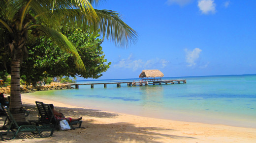 Pigeon Point is one of the most popular beaches in Tobago and close to the airport 