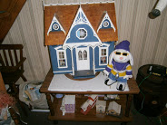 My children and I spent many hours building this doll house.  It is now at a Daughter's house.