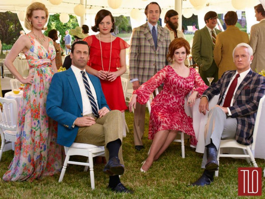 The cast of Mad Men