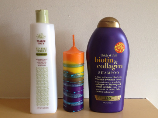Trader Joe's and Oragnix make all natural shampoo and conditioners that are free of sulfates and silicone