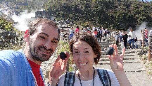 Fujigoko (Mt. Fuji's Five Lakes) & Hakone, Japan | September 20-22, 2013. Kyde and Eric