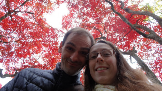 Nikkō, Japan - November 11, 2012. Kyde and Eric