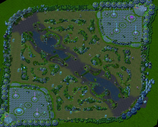 Map for summoners rift