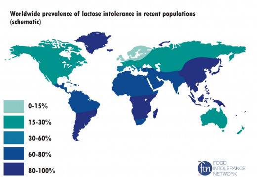 Worldwide Prevalence of Lactose Intolerance