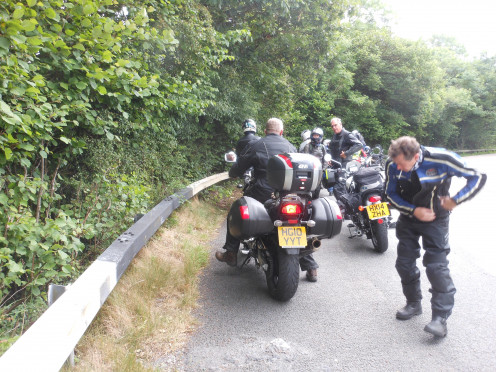And the fun began! Puncture alert!!!!!!