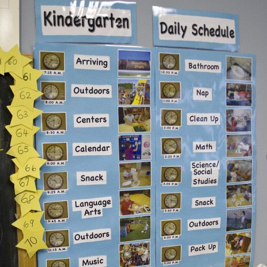 Kindergarten Schedule