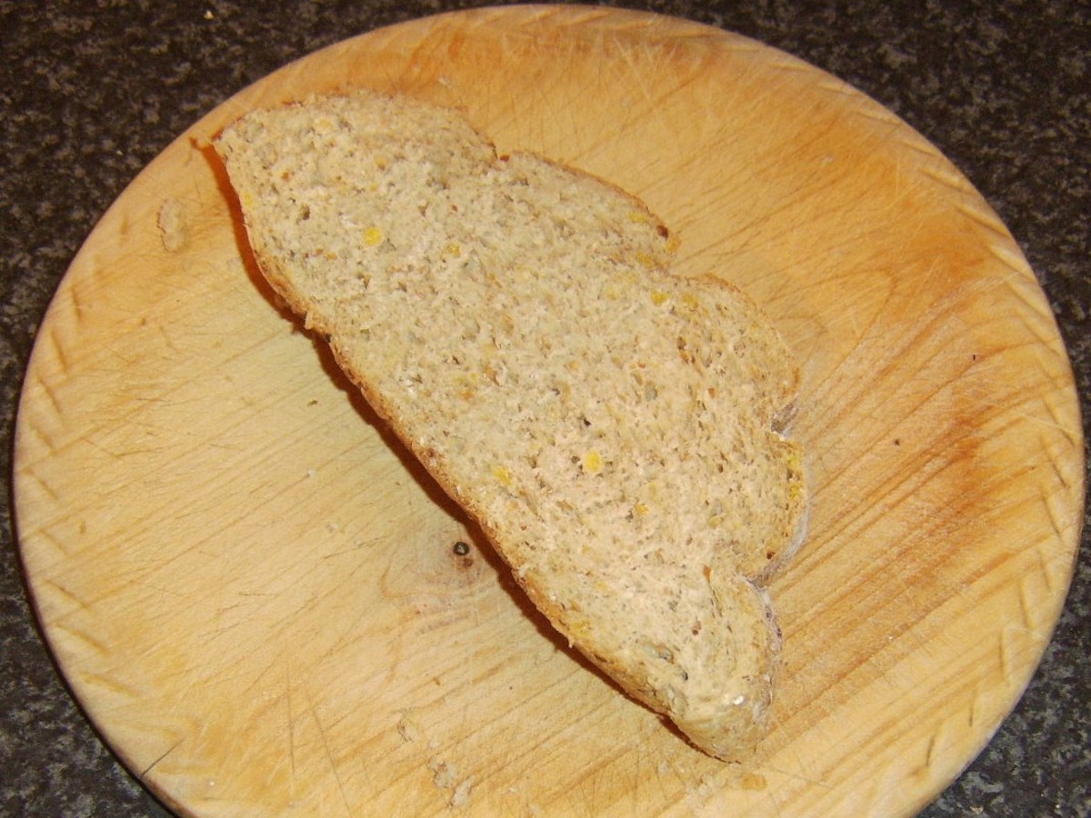 Wheat, spelt and rye bread