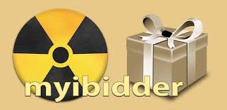 myibidder logo with clip art of a present