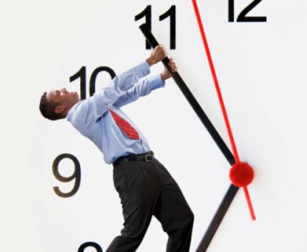 Satisficing (settling on an option that is "good enough") often stems from time wearing thin.