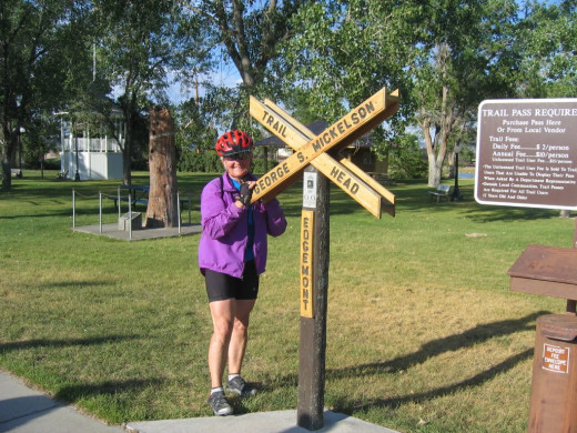 Finish of entire 110 mile Mickleson Trail at age 76. From Deadwood to Edgemont in one day