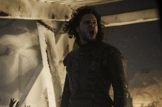 Jon Snow (Kit Harrington) leads the Night's Watch