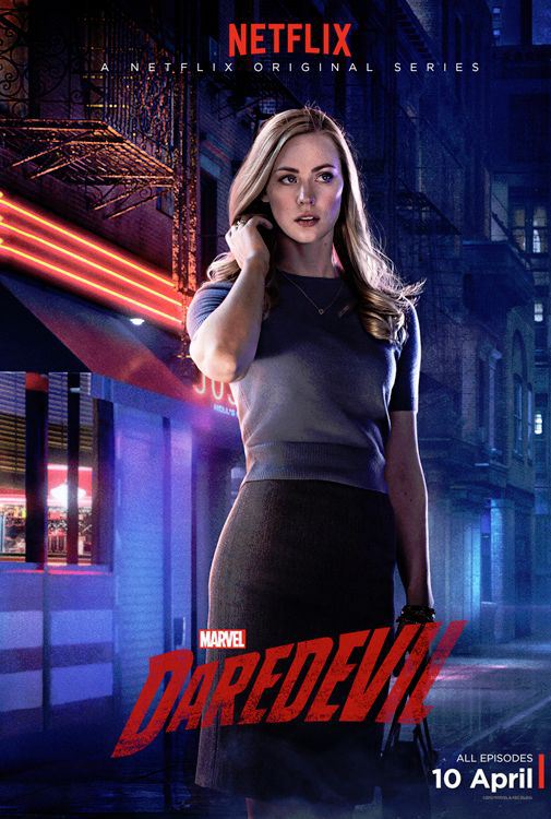 Deborah Ann Woll plays Karen Page in Marvel's Daredevil.