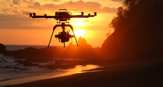Drones should be used in deserted areas, like beaches