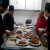 Our chef-instructor/assessor Noel M. Itable (in red uniform) inspecting our food plating Photo Source: Ireno A. Alcala