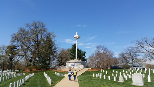 The Mast of the USS Maine. This ship was sunk off the coast of Cuba over 100 years ago and started the Spanish-American War.