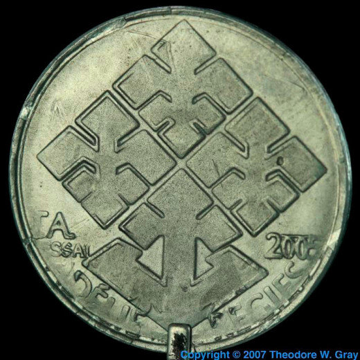 99% pure fantasy tantalum coin