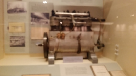 One of the first engines. It's only about the size of a computer!