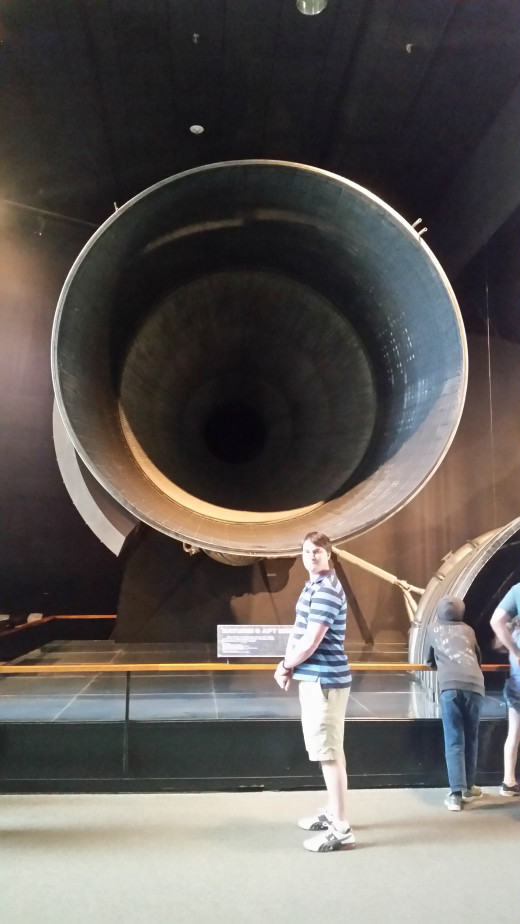 Just so you can see how big one of them is, I made Mr. Chaffee stand in front of it. Now imagine 5 of those put together!