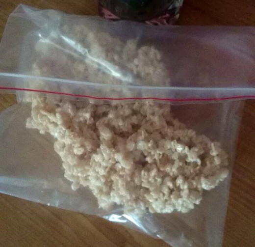 Store any remainder in plastic baggies