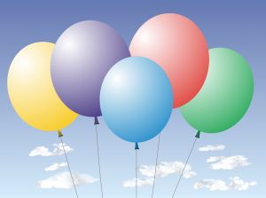 Balloons of celebration