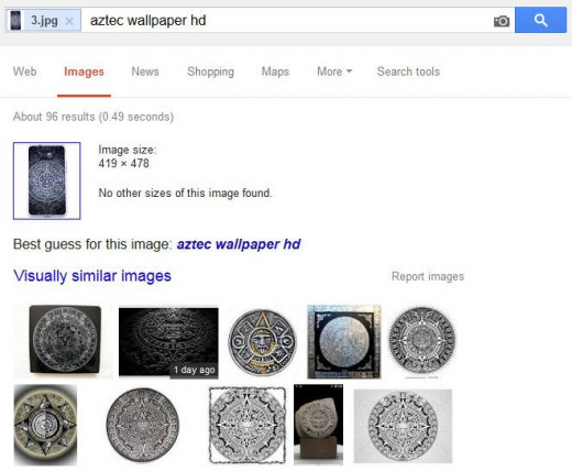 Searching by uploading the image