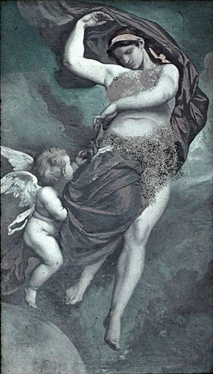 Gaia - ceiling painting by Anselm Feuerbach, 1875