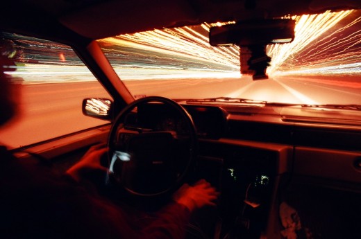 Young drivers learn the basic